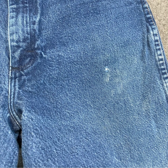Vintage Wrangler Cowboy Cut Straight Fit Blue Jeans Size 33x30 - Picture 6 of 9